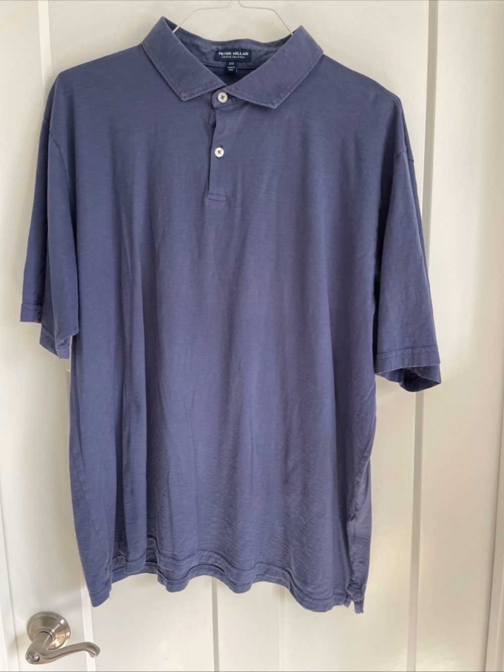 Peter Millar Crown Craft Men's Slate Blue Polo